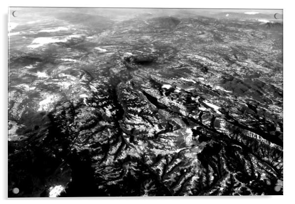 Earth Photo From 10.000m (32.000 feet) Acrylic by Radu Bercan