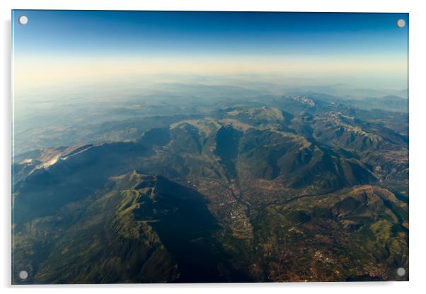 High Altitude Photo Of Planet Earth Horizon Acrylic by Radu Bercan