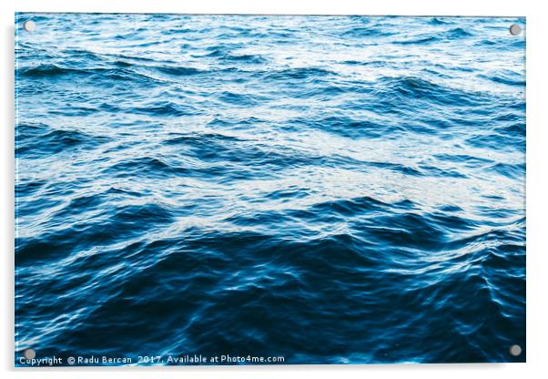 Ocean Waves Abstract Acrylic by Radu Bercan