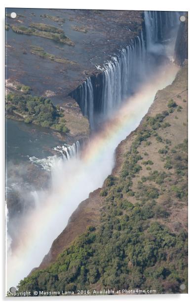 Victoria Falls Acrylic by Massimo Lama