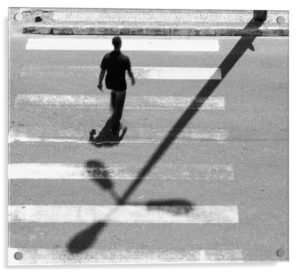 Zebra crossing Acrylic by Massimo Lama