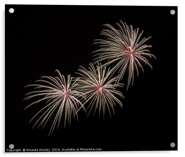 Fireworks Acrylic by AMANDA AINSLEY