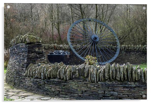 Memorial to coal miners killed in mining accidents Acrylic by Nick Jenkins