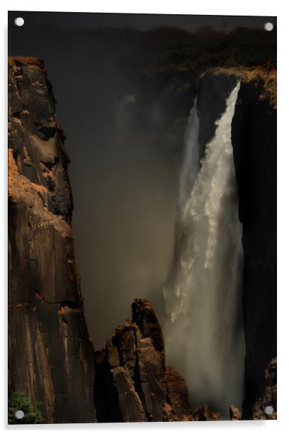 Victoria falls Acrylic by Paul Fine