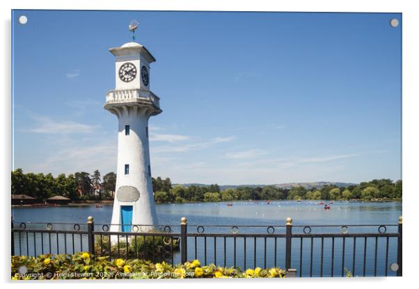 The Scott Memorial at Roath Park in Cardiff, South Acrylic by Heidi Stewart