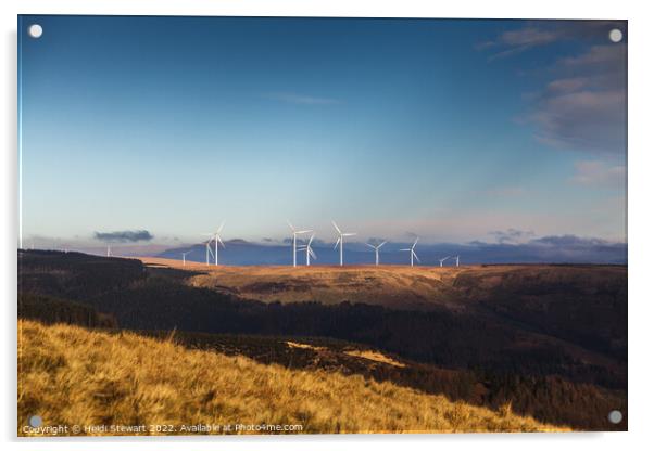 Wind Power  Acrylic by Heidi Stewart