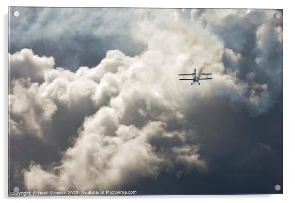 Drama in the Skies Acrylic by Heidi Stewart