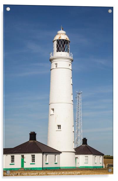 Nash Point Lighthouse  Acrylic by Heidi Stewart