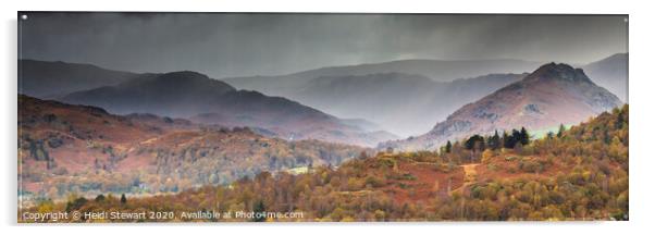Lake District Views Acrylic by Heidi Stewart