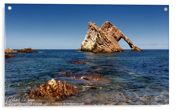 Bow Fiddle Rock Acrylic by Richard Morgan