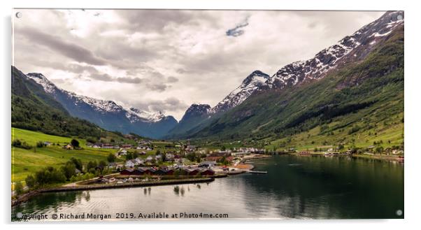 Olden, Norway Acrylic by Richard Morgan