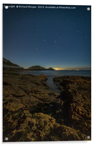 Bracelet Bay with the stars Acrylic by Richard Morgan