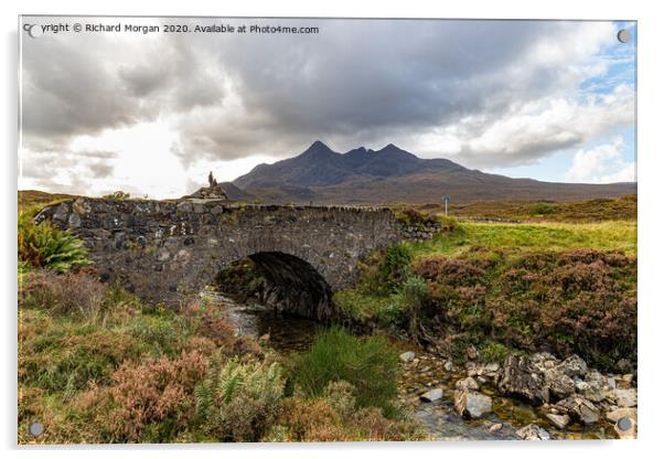 Cuillin Mountain, Isle of Skye Acrylic by Richard Morgan
