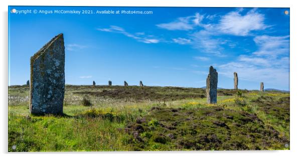 Ring of Brodgar stone circle, Mainland Orkney Acrylic by Angus McComiskey