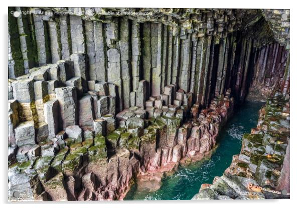 Fingal’s Cave, Isle of Staffa Acrylic by Angus McComiskey