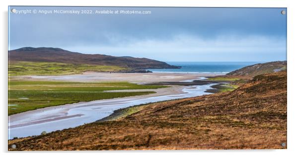 Achnahaird Beach on the Coigach Peninsula Scotland Acrylic by Angus McComiskey