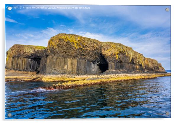 Isle of Staffa Acrylic by Angus McComiskey