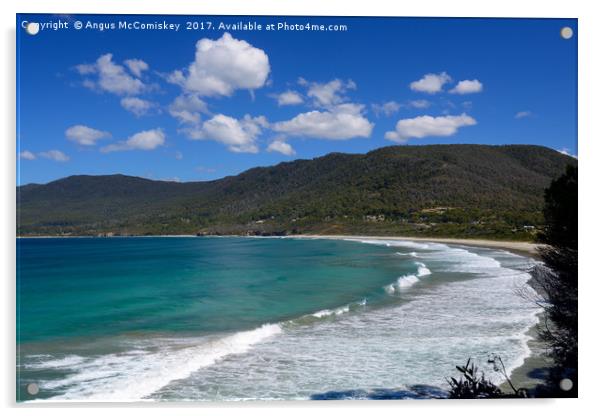 Pirates Bay at Eaglehawk Neck, Tasmania Acrylic by Angus McComiskey