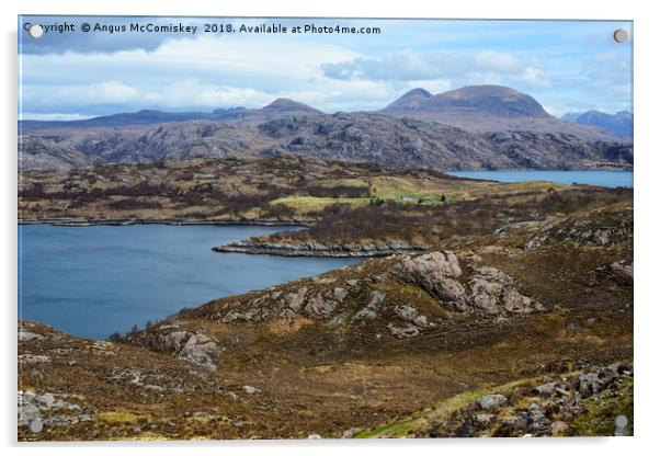 Loch Torridon Acrylic by Angus McComiskey