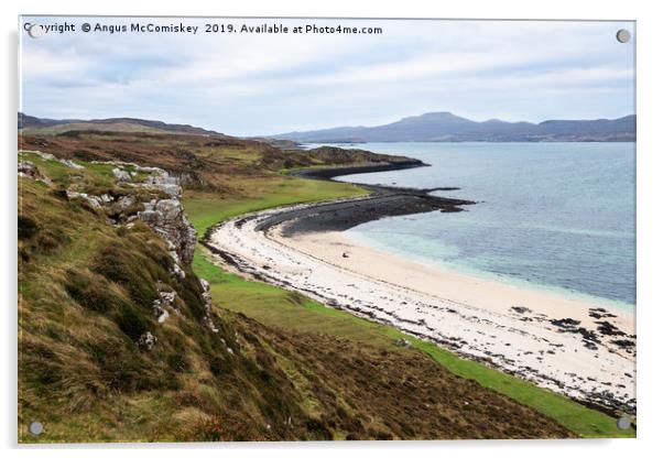 Coral Beach at Claigan on Isle of Skye Acrylic by Angus McComiskey