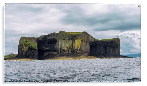 The island of Staffa, Scotland Acrylic by Alan Crawford