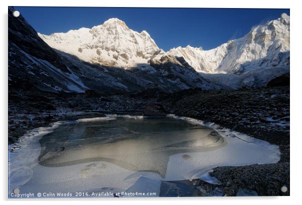 Frozen Lake  Acrylic by Colin Woods