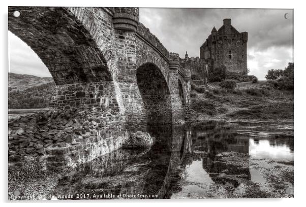 Eilean Donan Castle  Acrylic by Colin Woods