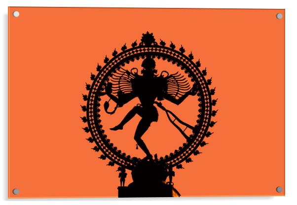 Hindu God Shiva  Acrylic by Arterra 