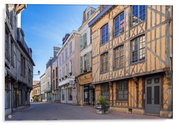 Troyes, France Acrylic by Arterra 