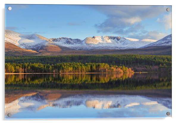 Loch Morlich, Scotland Acrylic by Arterra 