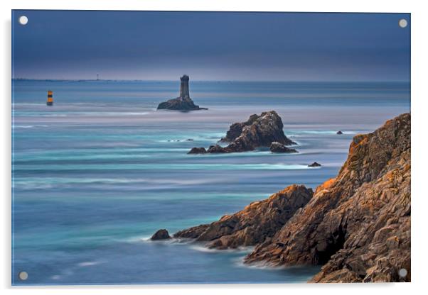 Lighthouse La Vieille, Brittany Acrylic by Arterra 