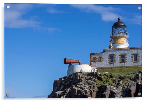 Neist Point Lighthouse and Foghorn Acrylic by Arterra 