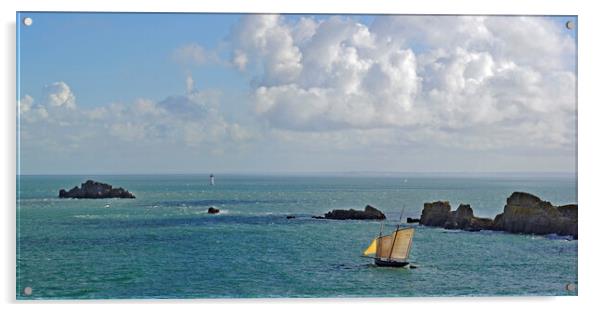 Pointe du Grouin, Brittany Acrylic by Arterra 