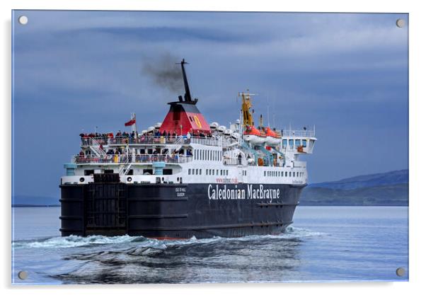 Caledonian MacBrayne Ferry Acrylic by Arterra 