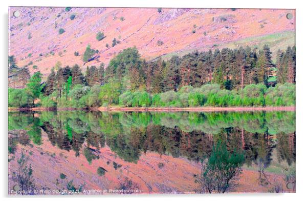 Mirror Lake Acrylic by Philip Gough