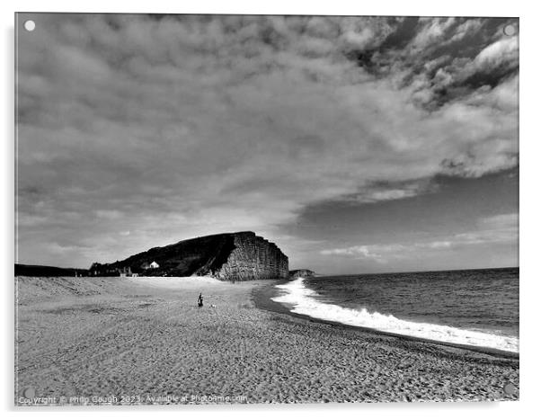 WEST BAY BEACH Acrylic by Philip Gough