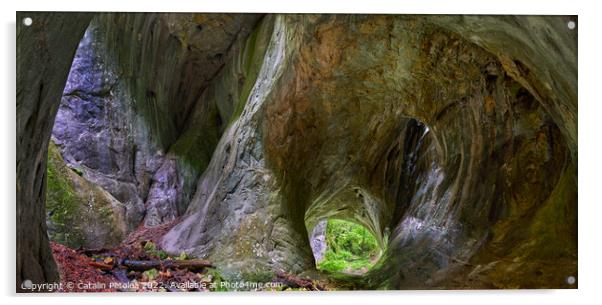 Cave portal panorama Acrylic by Ragnar Lothbrok