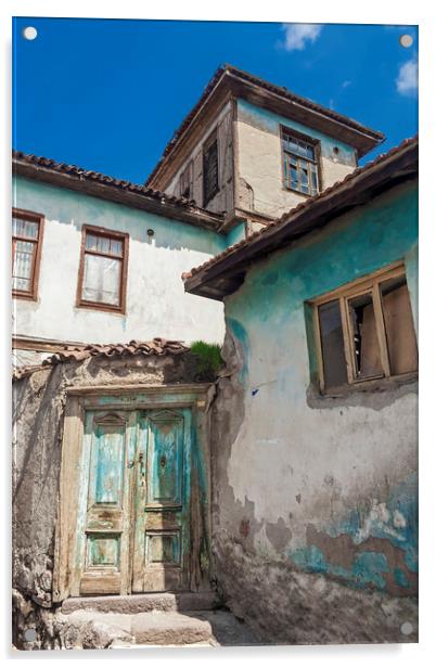 Old turkish house Acrylic by George Cairns