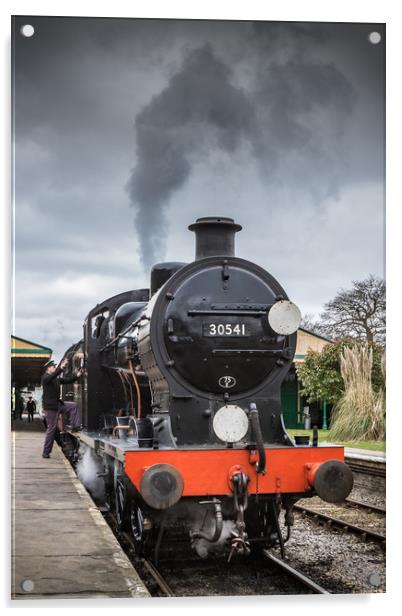 HORSTED KEYNES, UK - MARCH 19, 2016: Driver climbs Acrylic by George Cairns