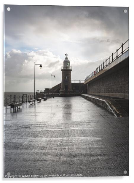 Folkestone Pier Acrylic by Wayne Lytton