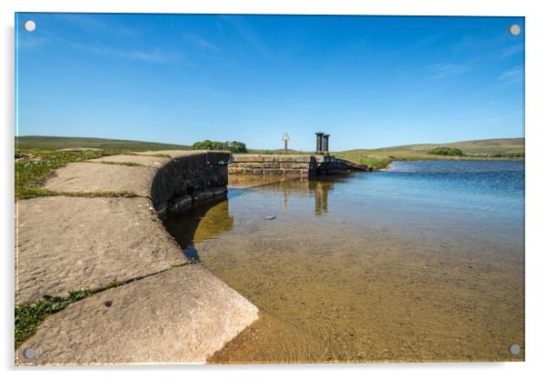 Majestic Malham Tarn Acrylic by Kevin Snelling