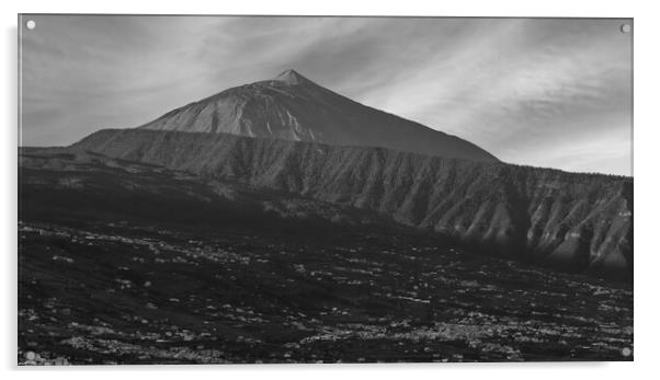 Mount Teide Tenerife Acrylic by Kevin Snelling