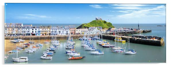 Ilfracombe in summer Acrylic by Chris Harris