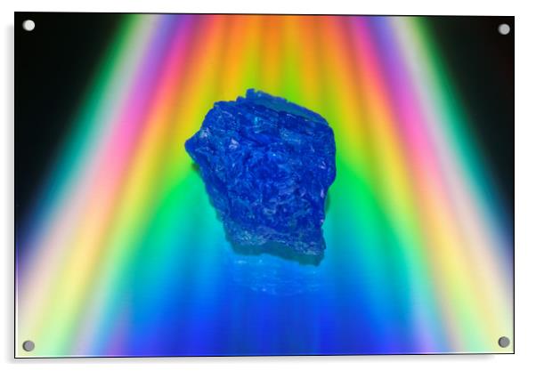 Crystal On A Rainbow Acrylic by Scott Nicol