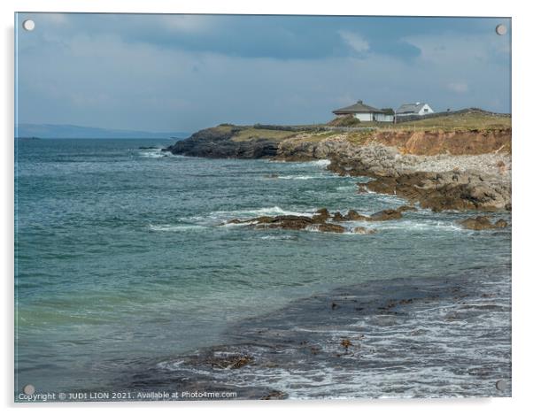 Coast at Fahamore, Co Kerry Acrylic by JUDI LION