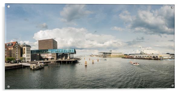 Royal Playhouse and Opera House in Copenhagen Acrylic by Steve Heap