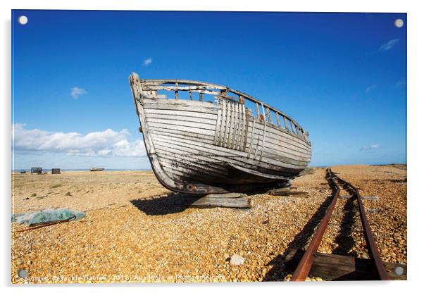 Sailing the Beach Acrylic by Jackie Davies