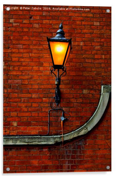 Street Light Acrylic by Peter Zabulis