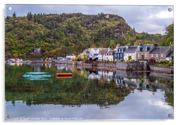 Plockton, Scotland Acrylic by geoff shoults