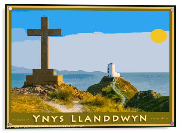 Llanddwyn Island / Ynys Llanddwyn on Anglesey Acrylic by geoff shoults